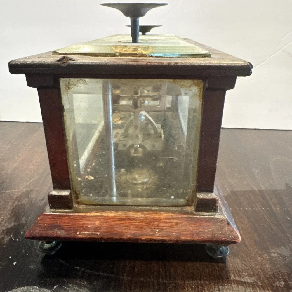 19th CENTURY HENRY TROEMNER BALANCE SCALE  NICE DISPLAY BROKEN PIECES SEE‎ PICS
